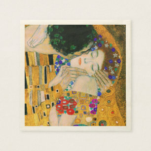 Serviette En Papier Le baiser de Gustav Klimt
