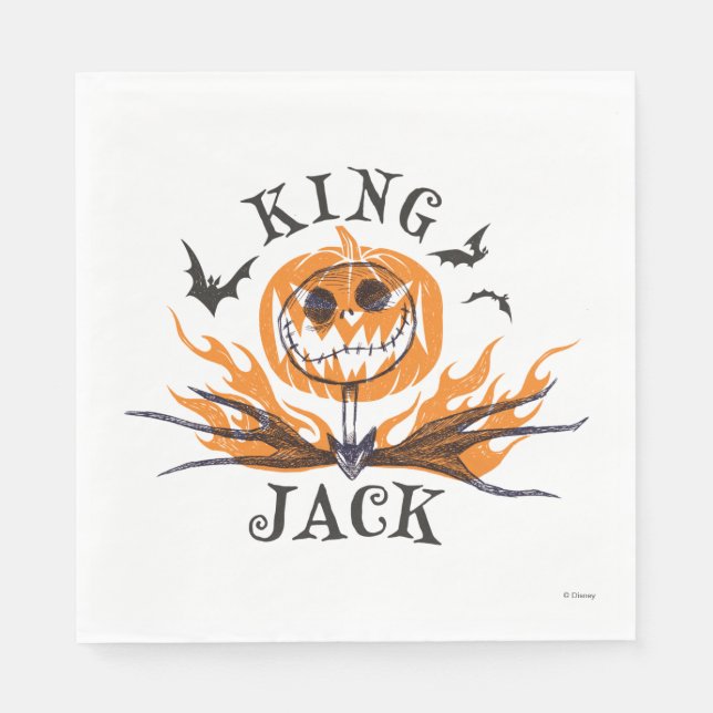Serviette En Papier Le cauchemar avant Noël | King Jack (Devant)