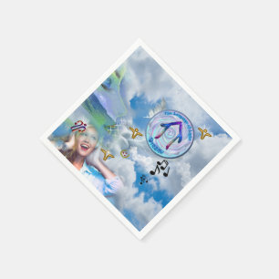 Serviette En Papier Le Chakra Throat - Les rêves des symboles