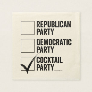 Serviette En Papier Le Cocktail Party