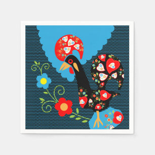 Serviette En Papier Le Coq du Portugal
