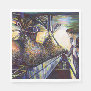 Serviette En Papier Le destin hurlant de la vie