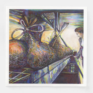 Serviette En Papier Le destin hurlant de la vie