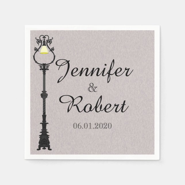 Serviette En Papier Le grand Mariage facile Napkin (Devant)