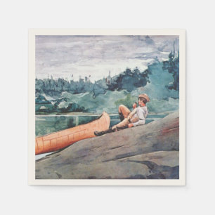 Serviette En Papier Le guide de la nature sauvage (par Winslow Homer)