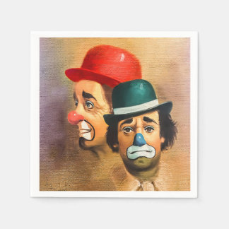 Serviette En Papier Le joyeux clown