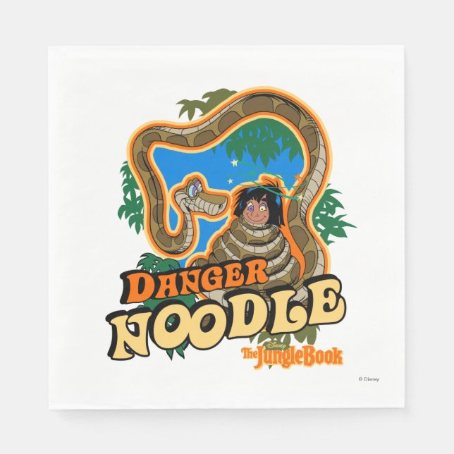 Serviette En Papier Le livre de la jungle | Danger Noodle (Devant)