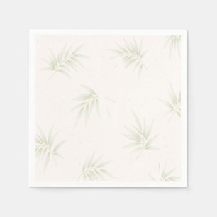 Serviette En Papier Le Mariage Tropical Imperial Bamboo Garden