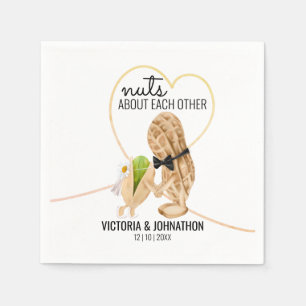 Serviette En Papier Le Mix Nuts Parfait Drôle   Traitement Mariage