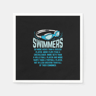 Serviette En Papier Le Poison de Swimming Lover