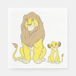 Serviette En Papier Le Roi Lion Rois puissants