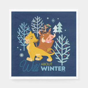 Serviette En Papier Le Roi Lion Wild About Winter