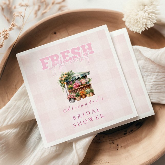 Serviette En Papier Le rose de la Fête des mariées du marché (Créateur téléchargé)