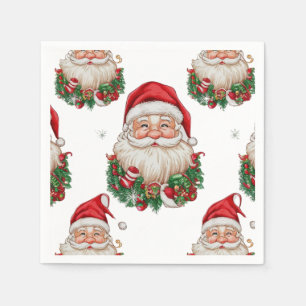 Serviette En Papier le santa claus