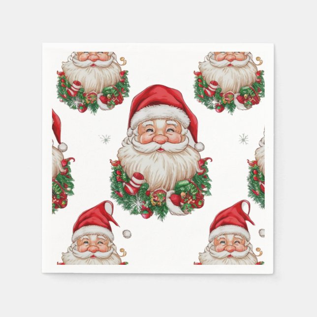 Serviette En Papier le santa claus (Devant)