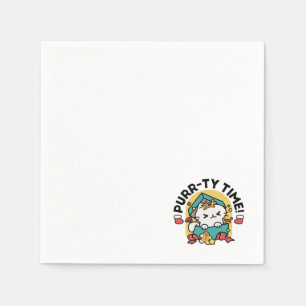 Serviette En Papier Le temps de la pub ! - Conception de Noël Festive