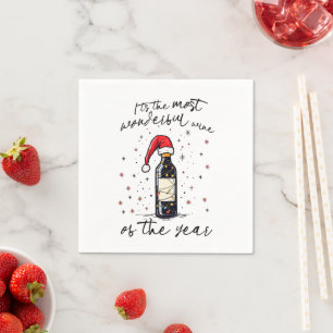 Serviette En Papier Le Vin le plus merveilleux de l'année