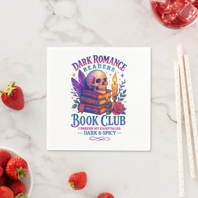 Serviette En Papier Lecteurs de romance sombre... (En situation)