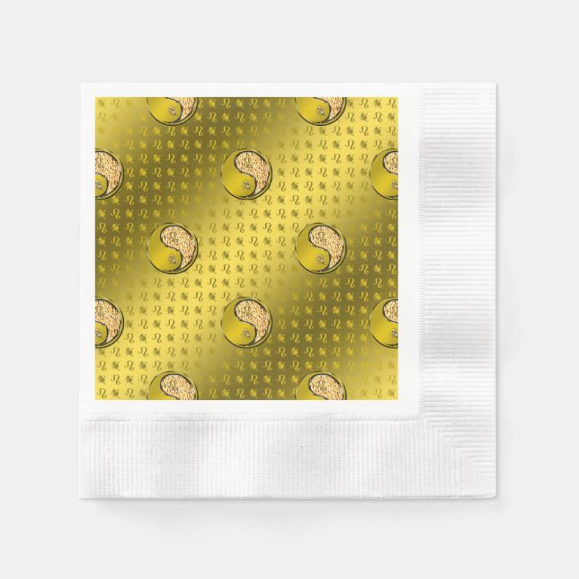 Serviette En Papier Leo le lion (Devant)