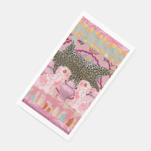 Serviette En Papier Leopard Chinoiserie Ginger Jar jars papier