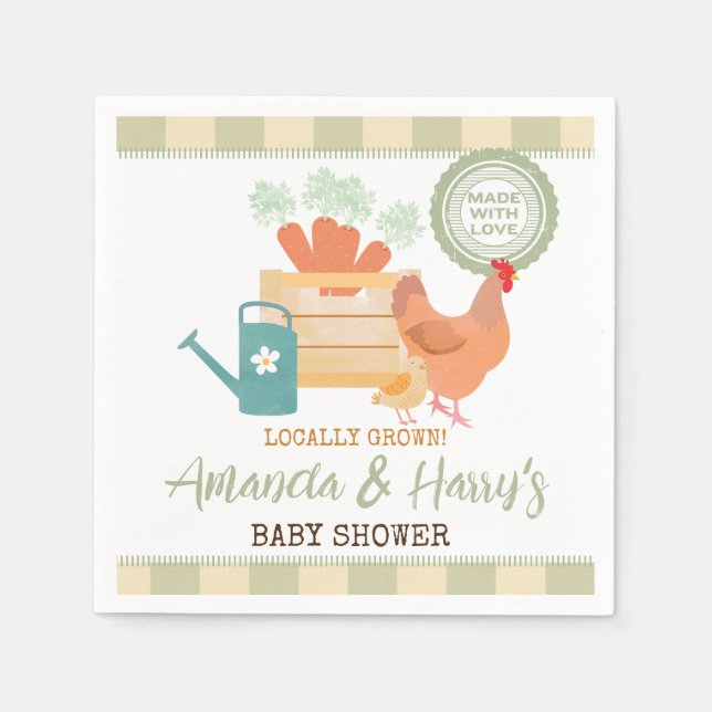 Serviette En Papier Les Agriculteurs Marché Cultivé Localement En vich (Devant)