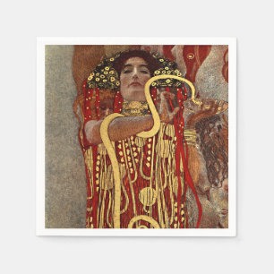 Serviette En Papier Les beaux-arts Hygieia de Gustav Klimt
