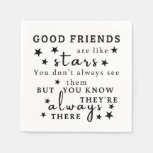Les bons amis sont comme des étoiles : Art de cita