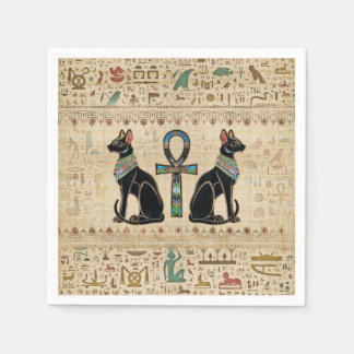 Serviette En Papier Les Chats d'Egyptian