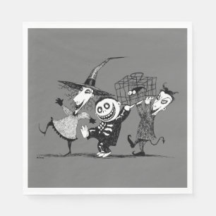 Serviette En Papier Les Garçons d'Oogie   Verrouillage, choc et tonnea