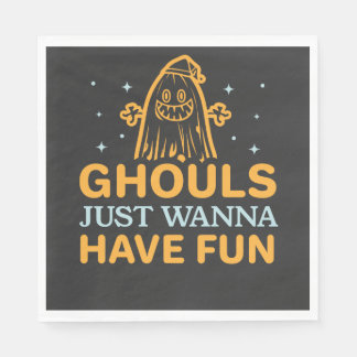Serviette En Papier Les Gars Veux Juste S'Amuser ! Halloween