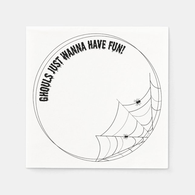 Serviette En Papier les goulis veulent juste s'amuser serviette de lux (Devant)