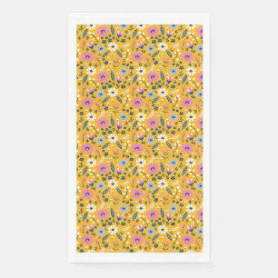 Serviette En Papier Les jardins et les fleurs rassemblent les gens