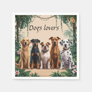 Serviette En Papier Les meilleurs amis de la nature : les Amoureux de