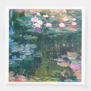 Serviette En Papier Les nénuphars de Monet 