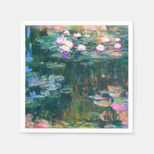 Serviette En Papier Les nénuphars de Monet