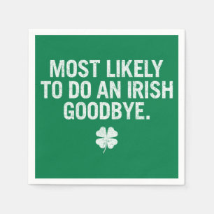 Serviette En Papier Les Plus Susceptibles De Faire Un Adieu Irlandais