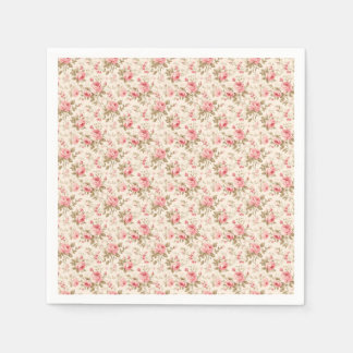 Serviette En Papier Les roses Inculquent L'Amour De La Nature