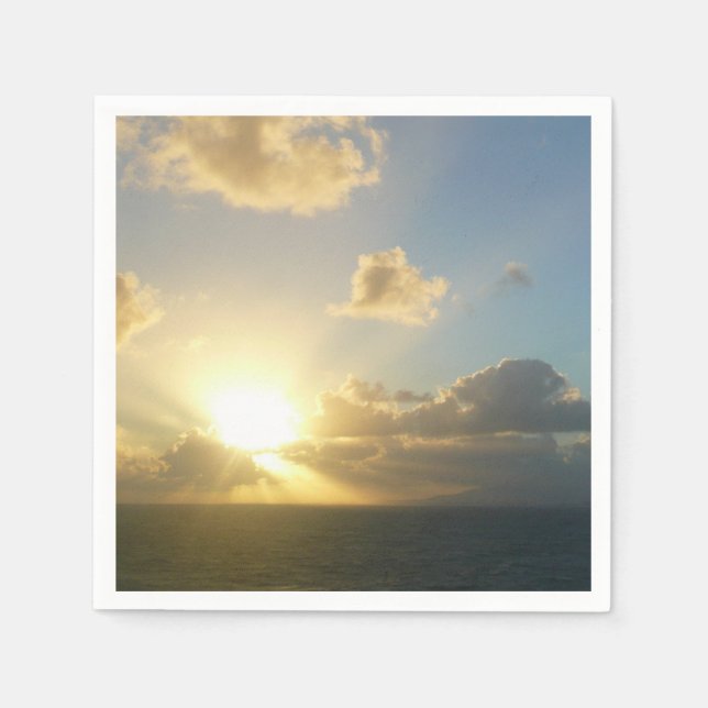 Serviette En Papier Lever du soleil sur San Juan II Porto Rico (Devant)