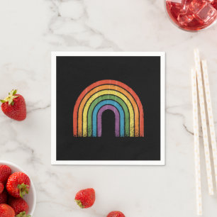 Serviette En Papier LGBTQ Rainbow Flag Gay pride LGBT Awareness Ally