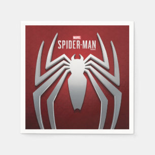 Serviette En Papier L'homme-araignée de Marvel   Emblème d'araignée mé