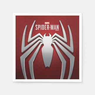 Serviette En Papier L'homme-araignée de Marvel | Emblème d'araignée mé