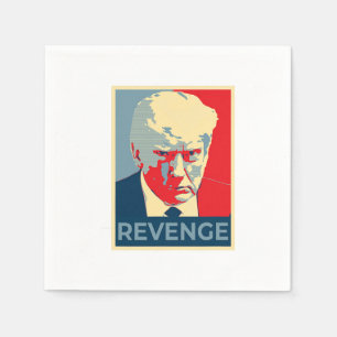 Serviette En Papier Libérez Donald Trump mug tiré vengeance républicai