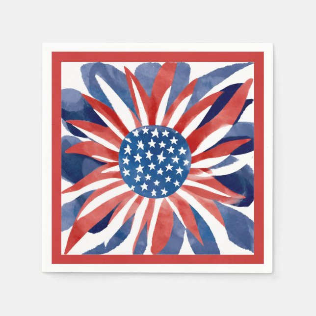 Serviette En Papier 🌼 Liberté Cocktail Cocktail Napkins (Pack de 50) (Devant)