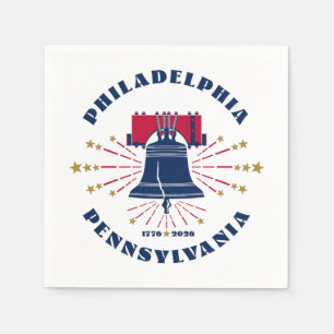 Serviette En Papier Liberty Bell Philadelphia Pennsylvanie 1776 - 2026