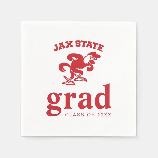 Serviette En Papier Licence de l'Université d'État de Jacksonville (Devant)