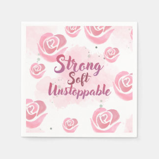 Serviette En Papier Light Pink Feminine Napkin