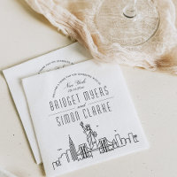 Ligne Skyline New York Déco | Mariage, événement N