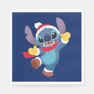 Serviette En Papier Lilo et Stitch Bonne Danse des Fêtes