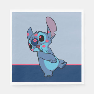 Serviette En Papier Lilo & Stitch Stitch Valentine Kisses