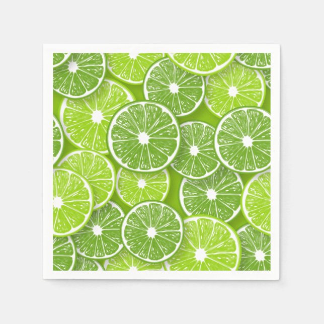 Serviette En Papier Lime pop (Devant)